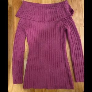 New York & Company Pink Sparkly Sweater in XS